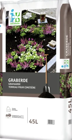 Intratuin Graberde 45 l| Pflanzerde & Substrat|Gartenerde