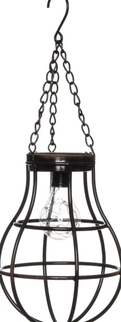 Intratuin Hängelampe schwarz 19 x 19 x 46 cm| Außenleuchten Hängend