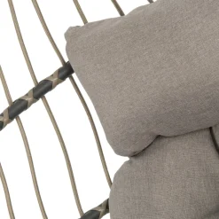 Intratuin Hängesessel mit Gestell klappbar Pax grau| Gartenstühle|Hängesessel