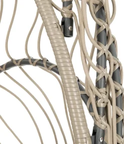 Intratuin Hängesessel mit Gestell klappbar Pax grau| Gartenstühle|Hängesessel