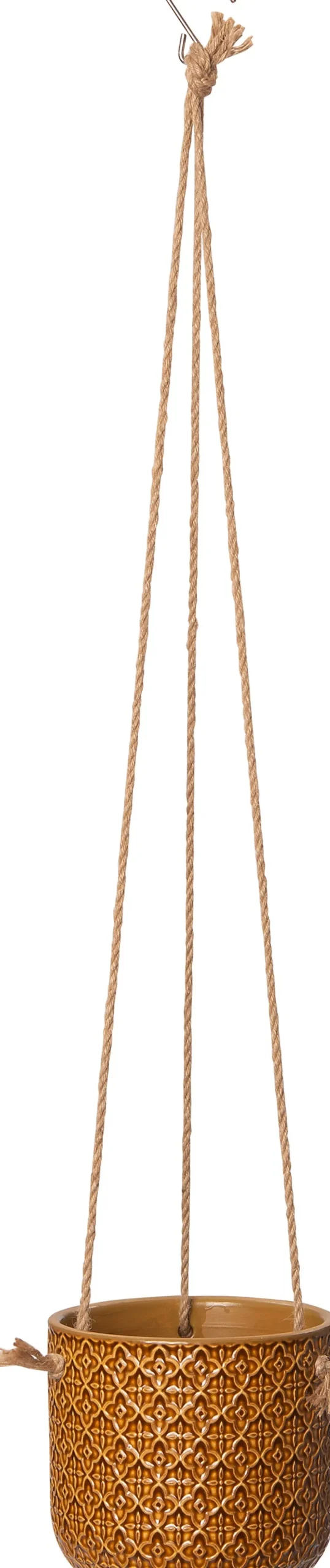 Intratuin Hängetopf Keaton hellbraun D 18,5 H 18 cm| Blumenampeln & Hängetöpfe|Blumentöpfe & Pflanzgefäße