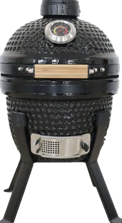 Intratuin Kamado Keramikgrill Urban Chef schwarz 46 x 32 x 60 cm| Kamado Keramikgrills