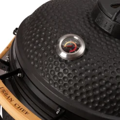 Intratuin Kamado Keramikgrill Urban Chef Large matt schwarz D 59 H 133 cm| Kamado Keramikgrills