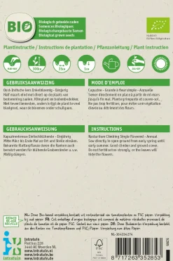 Intratuin Kapuzinerkresse (Trapaeolum majus) (BIO) Samen| Blühende Pflanzen|Saatgut