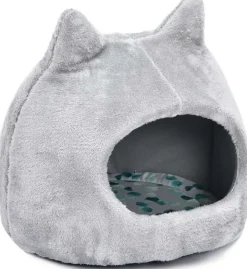 Intratuin Katzenkorb Cat grau D 46 H 45 cm| Katzenbetten & -Körbe