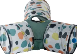 Intratuin Katzenspielzeug Tunnel Y Spot multi 85 x 85 x 25 cm| Katzenspielzeug