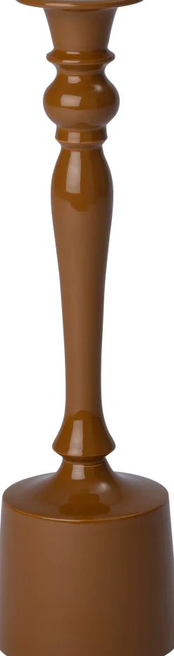 Intratuin Kerzenhalter Heros braun D 9 H 31 cm| Kerzenständer