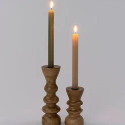 Intratuin Kerzenständer Jenna naturell D 7,5 H 22 cm| Kerzenständer