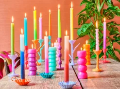 Intratuin Kerzenständer Katy rot D 9 H 18 cm| Kerzenständer