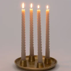 Intratuin Kerzenständer Koko gold D 20 H 5 cm| Kerzenständer