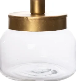 Intratuin Kerzenständer mit Glasgefäß D 13 H 12 cm| Kerzenständer