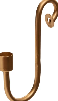 Intratuin Kerzenständer mit Haken Tjeerd gold 32,5 x 20 x 17,5 cm| Kerzenständer