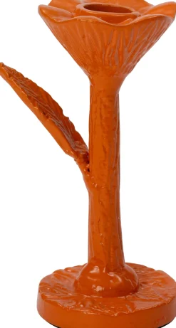 Intratuin Kerzenständer Nate orange 9 x 6,5 x 15 cm| Kerzenständer