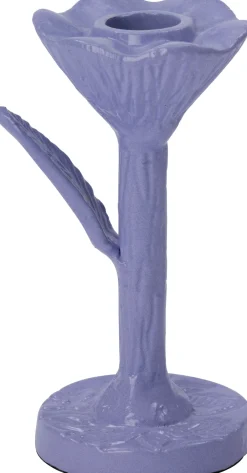 Intratuin Kerzenständer Nate lila 9 x 6,5 x 15 cm| Kerzenständer