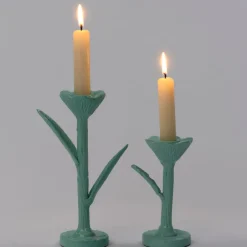 Intratuin Kerzenständer Nate mint 9 x 6,5 x 15 cm| Kerzenständer