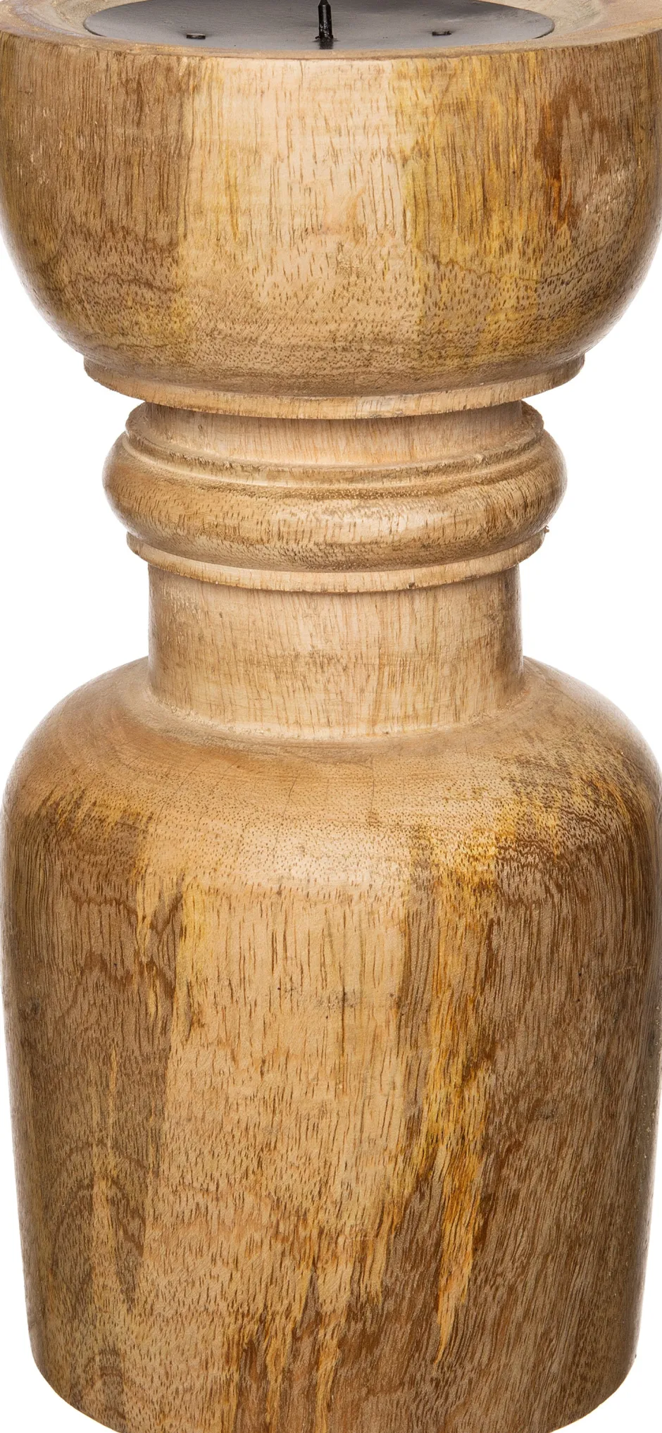 Intratuin Kerzenständer Pien Holz D 13 cm H 25 cm| Kerzenständer