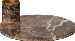 Intratuin Kerzenständer Rae braun 27,5 x 27,5 x 35 cm| Kerzenständer