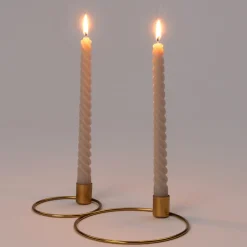 Intratuin Kerzenständer Tracy gold 37,5 x 37,5 x 32,5 cm| Kerzenständer