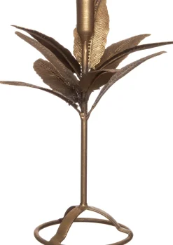 Intratuin Kerzenständer Vic gold D 19,5 cm H 31| Kerzenständer