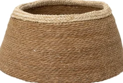 Intratuin Korb für Weihnachtsbaum Fleur naturell/beige D 57 H 26 cm| Weihnachtsbaumdecken & -Körbe