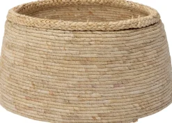 Intratuin Korb für Weihnachtsbaum Fleur naturell D 57 H 26 cm| Weihnachtsbaumdecken & -Körbe