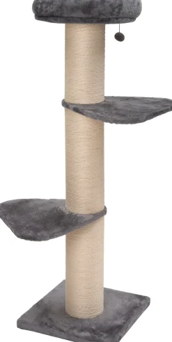 Intratuin Kratzbaum XXL grau 48,5 x 48,5 x 157 cm| Kratzbäume & -Möbel