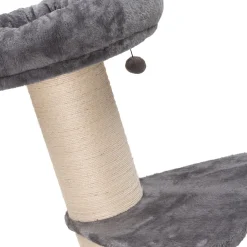 Intratuin Kratzbaum XXL grau 48,5 x 48,5 x 157 cm| Kratzbäume & -Möbel