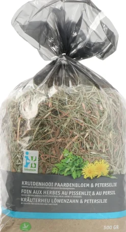 Intratuin Kräuterheu mit Löwenzahn & Petersilie 500 g| Nagetiere|Hamster