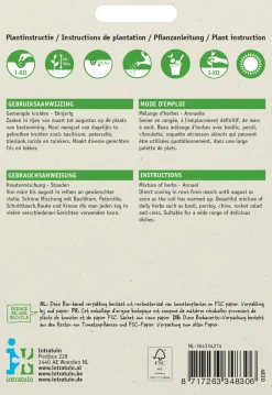 Intratuin Kräutersamen-Mischung| Kräutersamen|Saatgut