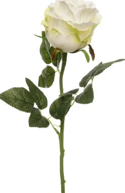 Intratuin Kunstblume Rose weiß H 58 cm| Kunstblumen