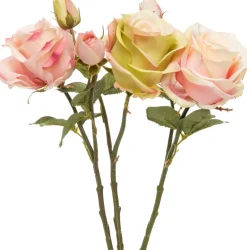 Intratuin Kunstblume Rose rosa H 38 cm| Kunstblumen