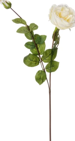 Intratuin Kunstblume Rose weiß 73 cm| Kunstblumen