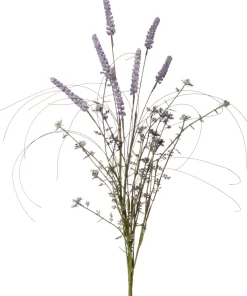 Intratuin Kunstblume Strauß mit Ähren lila 55 cm| Kunstblumen