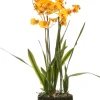 Intratuin Kunstpflanze Tigerorchidee gelb D 17 cm H 75 cm| Kunstpflanzen
