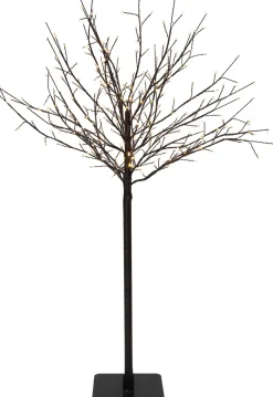 Intratuin LED Lichterbaum schwarz D 31 H 120 cm warmweiß| Weihnachtsfiguren (Außen)