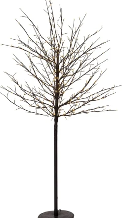 Intratuin LED Lichterbaum schwarz D 40 H 150 cm warmweiß| Weihnachtsfiguren (Außen)