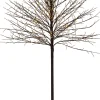 Intratuin LED Lichterbaum schwarz D 50 H 180 cm warmweiß| Weihnachtsfiguren (Außen)