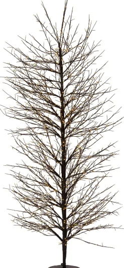 Intratuin LED Lichterbaum schwarz D 52 H 210 cm warmweiß| Weihnachtsfiguren (Außen)