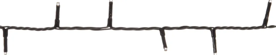 Intratuin Lichterkette schwarz 4 m mit 80 Reiskorn-LEDs klassisch warm| Weihnachtsbaumbeleuchtung