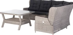 Intratuin Lounge-Set Sanur 5-Sitzer Rattan verstellbar braun| Lounge-Sets|Lounge-Sets