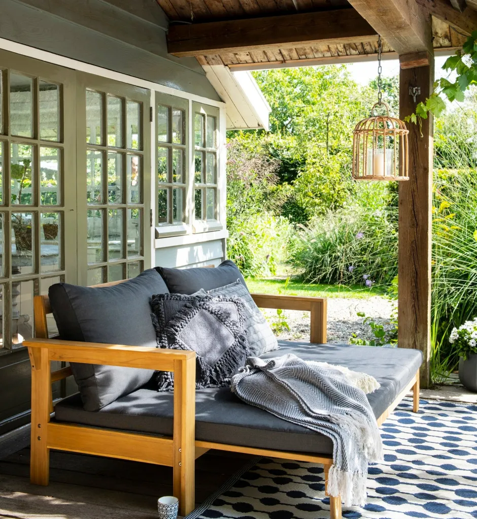 Intratuin Loungesofa Lazy teakwash 180 x 73 / 133 x 75 cm| Loungesofas|Loungesofas