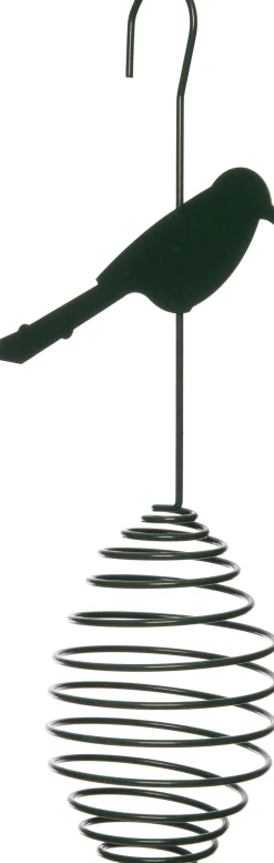 Intratuin Meisenknödelhalter schwarz 13,7 x 8 x 30 cm| Gartenvögel|Vogelfutterhäuser