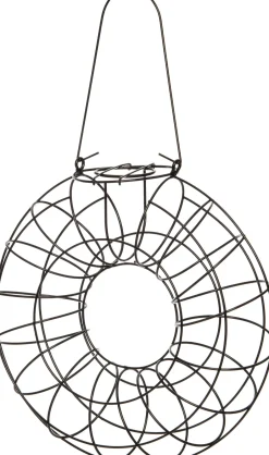 Intratuin Meisenknödelhalter schwarz 24 x 8 x 24 cm| Gartenvögel|Vogelfutterhäuser