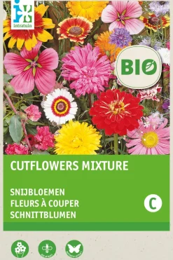 Intratuin Mischung Schnittblumen (Cutflowers Mixture) (BIO) Samen| Saatgut|Blühende Pflanzen