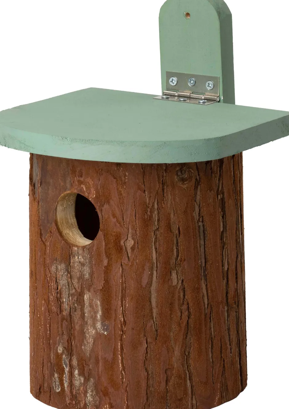 Intratuin Nistkasten Baumstamm 18 x 19 x 28 cm| Gartenvögel|Vogelhäuser & Nistkästen