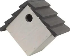 Intratuin Nistkasten D 32 mm grau 15 x 26 x 23 cm| Gartenvögel|Vogelhäuser & Nistkästen