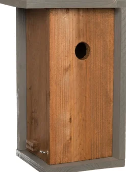 Intratuin Nistkasten für Sperling/Spatz 18 x 15,8 x 29,3 cm| Gartenvögel|Vogelhäuser & Nistkästen