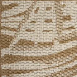 Intratuin Outdoor-Teppich Palmblatt braun 160 x 230 cm| Outdoor-Teppiche