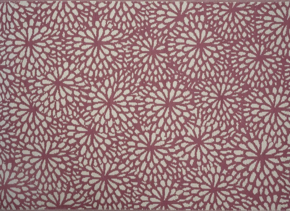 Intratuin Outdoor-Teppich Christa rosa / beige 150 x 210 cm| Outdoor-Teppiche