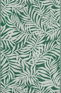 Intratuin Outdoor-Teppich Palm grün 120 x 180 cm| Outdoor-Teppiche